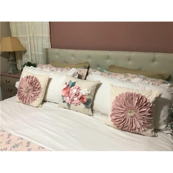 3D Pillow Case Colorful Cushion Handmade Pillowcase 18x18 Inches - Picture 2 of 7